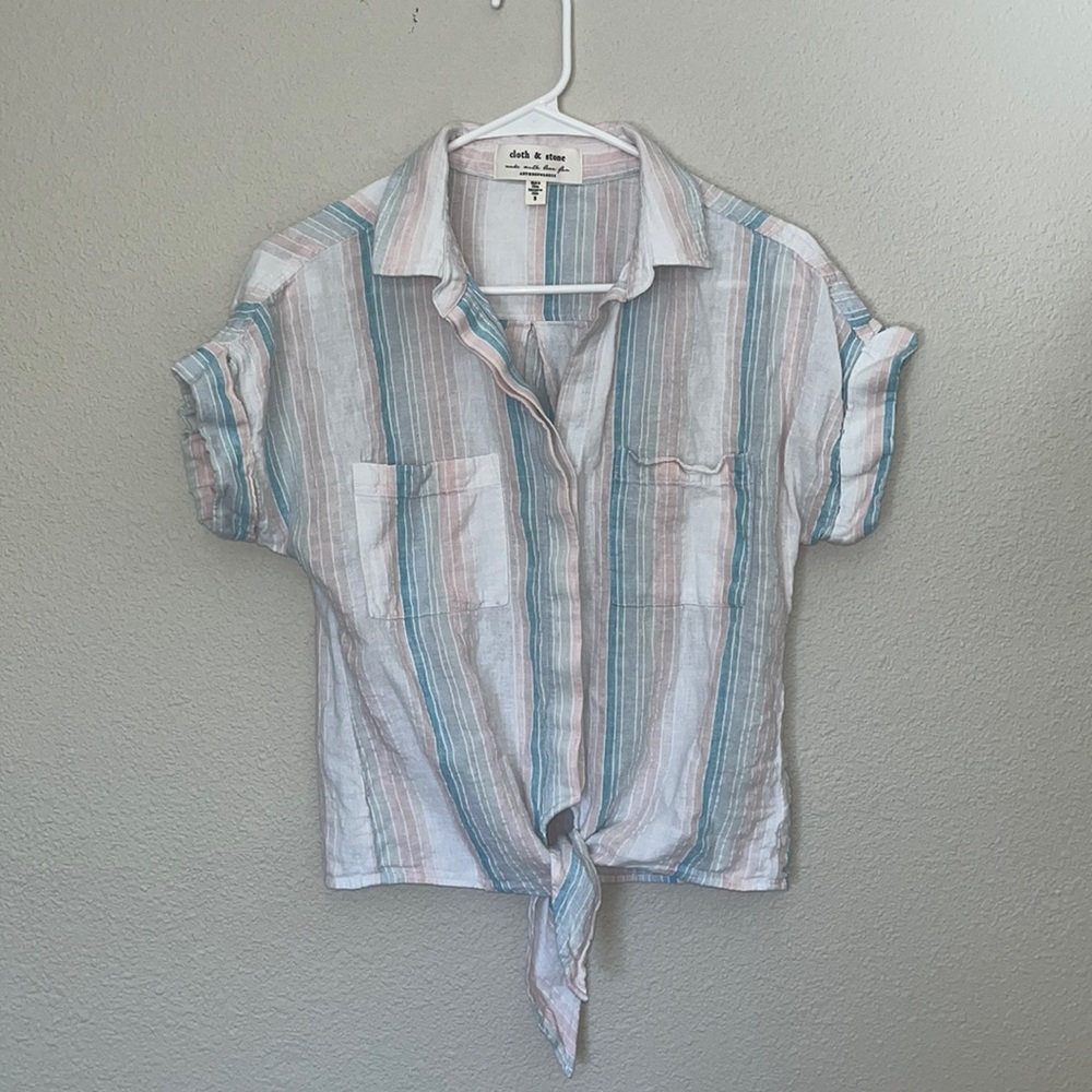 Cloth & Stone button up top